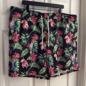 Tommy Bahama Tropical Print Swim Trunks